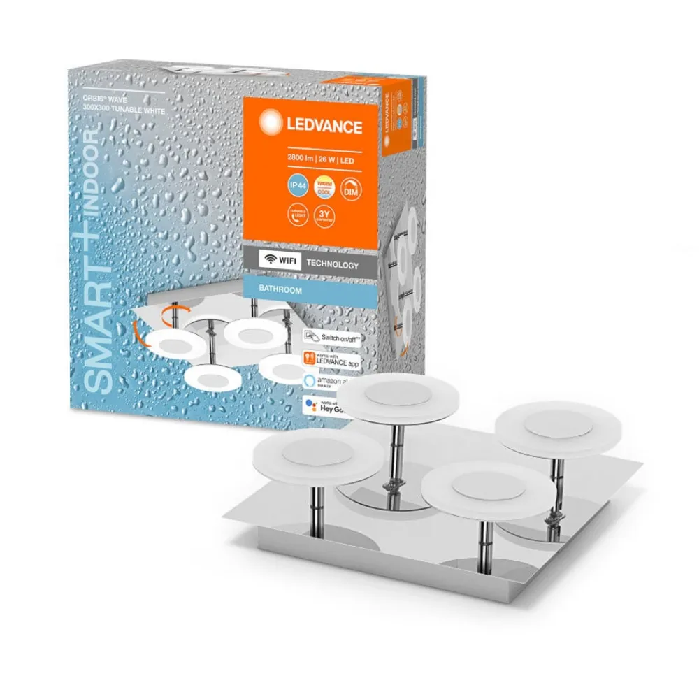 LEDVANCE SMART+ Loftlamper > WiFi Orbis Wave IP44 30 x 30 cm