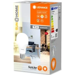 LEDVANCE SMART+ Dæmpbar Led-Pære|Smarte Lyskilder > LEDVANCE SUN@Home Classic A 40 E27 9 W CCT 922
