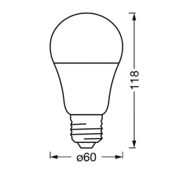 LEDVANCE SMART+ Dæmpbar Led-Pære|Smarte Lyskilder > LEDVANCE SUN@Home Classic A 40 E27 9 W CCT 922