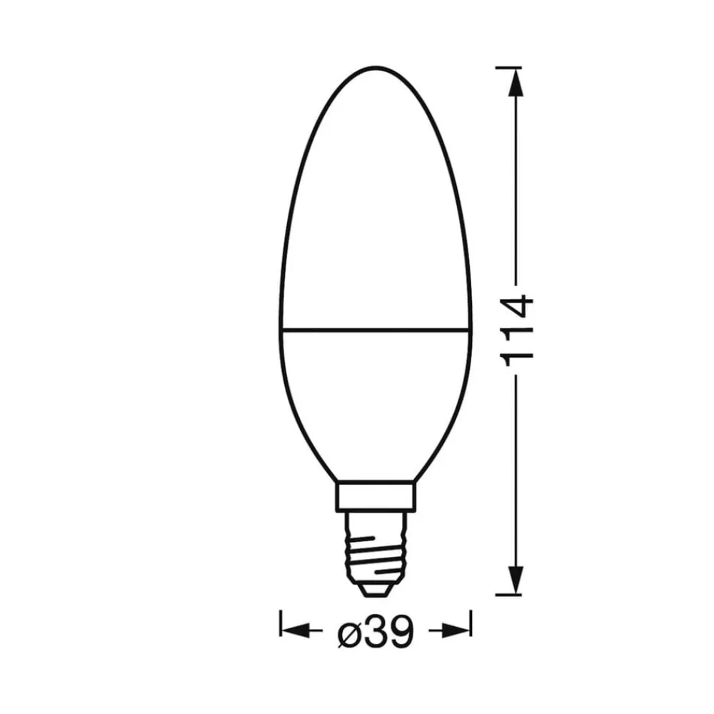 Dæmpbar Led-Pære|Smarte Lyskilder ^ LEDVANCE SMART+ LEDVANCE SUN@Home Classic B 25 E14 4,9 W CCT 922