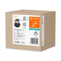 LEDVANCE Indbygningsspots > Twist spot Ø9,3cm 840 hvid/sort