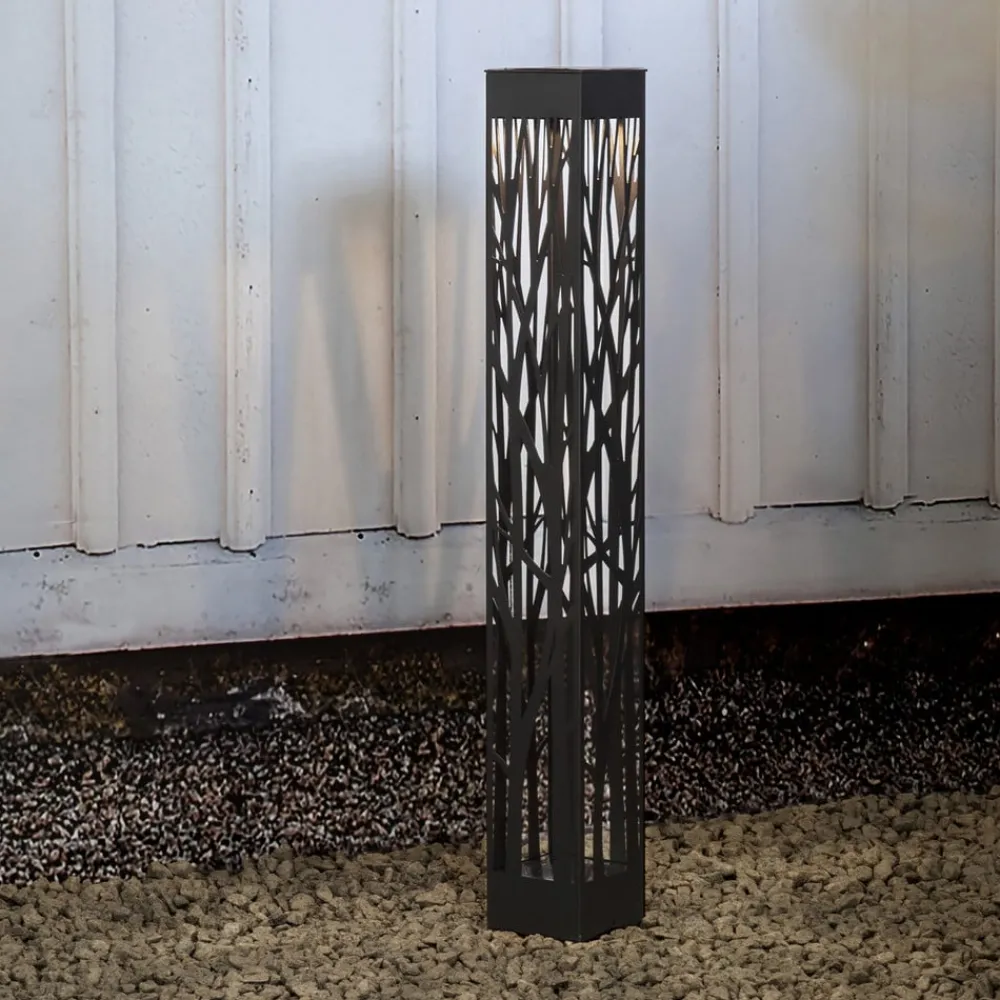 STAR TRADING Solcellelamper|Gadebelysning > LED-vejlampe solcelle Siranna med skumringssensor
