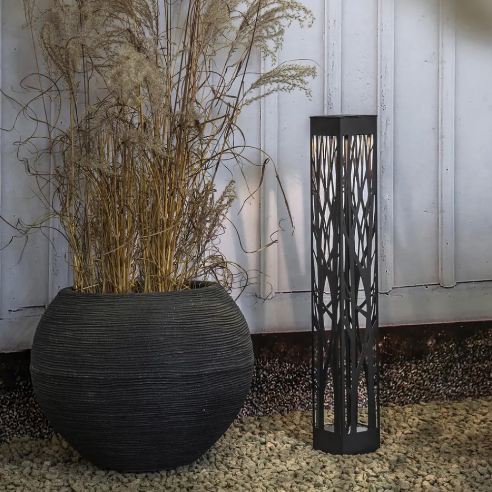 STAR TRADING Solcellelamper|Gadebelysning > LED-vejlampe solcelle Siranna med skumringssensor