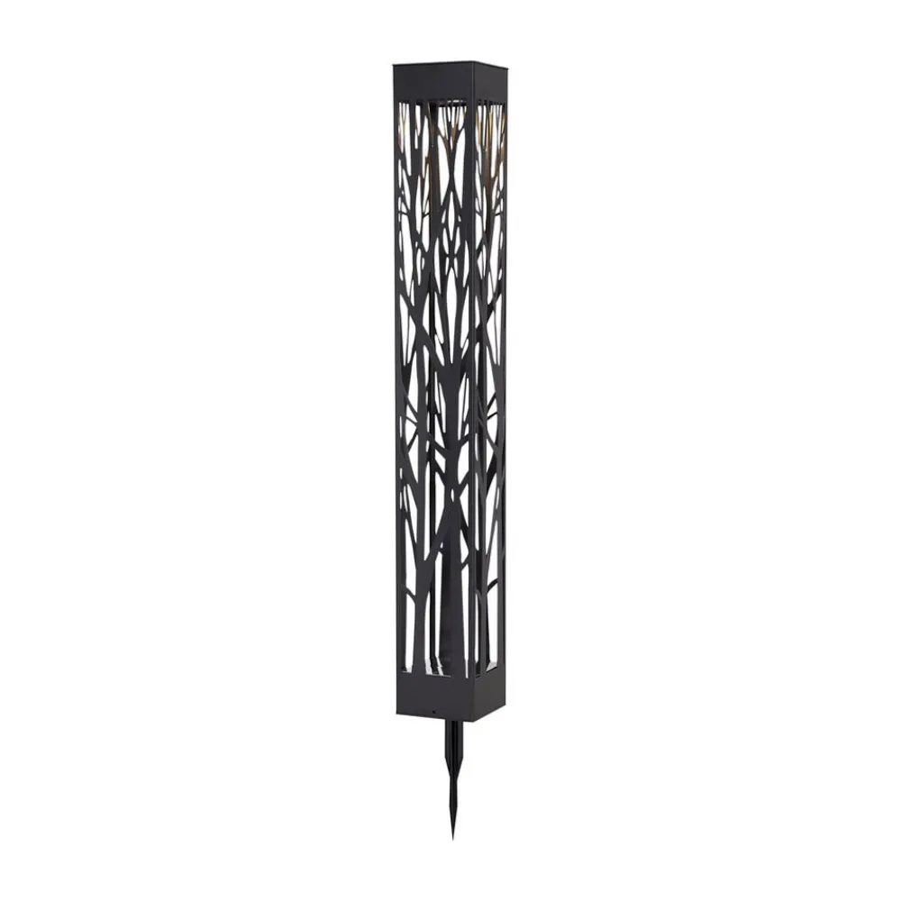 STAR TRADING Solcellelamper|Gadebelysning > LED-vejlampe solcelle Siranna med skumringssensor
