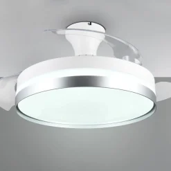Reality Leuchten Loftventilatorer > LED-ventilator Lindberg DC lydsvag Ø 100 cm CCT fjernbetjening