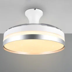 Reality Leuchten Loftventilatorer > LED-ventilator Lindberg DC lydsvag Ø 100 cm CCT fjernbetjening