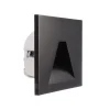 Deko-Light Indbygningsspots > LED-vægindbygningslampe SET Alwaid sort 8x8 cm vinkel 2.700 K