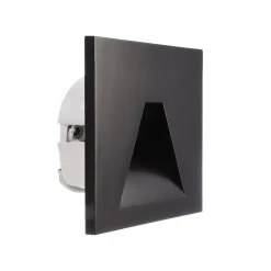 Deko-Light Indbygningsspots > LED-vægindbygningslampe SET Alwaid sort 8x8 cm vinkel 2.700 K