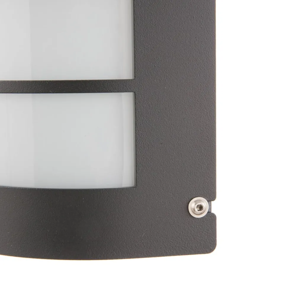 CMD Væglampe Med Sensor > LED-væglampe Aqua Marco Stål antracit Raster Sensor