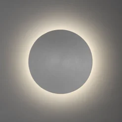Væglamper ^ Paul Neuhaus LED-væglampe batteri Puntua Ø 25 cm grå