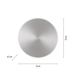 Væglamper|Væglamper ^ Paul Neuhaus LED-væglampe batteri Puntua Ø 25 cm aluminium