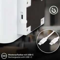 Briloner Væglamper > LED-væglampe Chat, hvid, 16 cm, plast, sensor