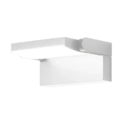 Væglamper ^ CMD LED-væglampe 9110, hvid, bredde 21 cm, metal, IP54