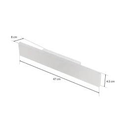 Trio Lighting Væglamper|Væglamper > LED-væglampe Concha 47 cm, hvid