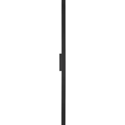 Væglamper ^ Nowodvorski Lighting LED-væglampe Demi L, sort, aluminium, højde 144 cm, IP54