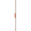 Væglamper ^ Nowodvorski Lighting LED-væglampe Demi L, teglrød, aluminium, højde 144 cm, IP54