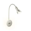 Væglamper ^ Briloner LED-væglampe 2178012 dobbelt switch, mat nikkel
