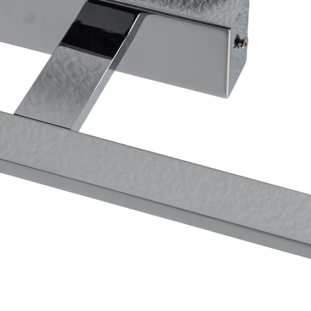 TK Lighting Væg- Og Spejllamper > LED-væglampe Gallery kromfarvet metal bredde 41,5 cm IP44