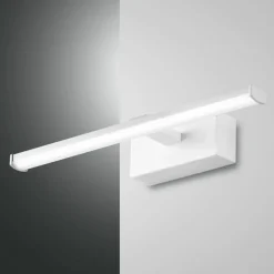 Væg- Og Spejllamper ^ Fabas Luce LED-væglampe, hvid, bredde 30 cm