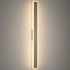 Nowodvorski Lighting Væglamper > LED-væglampe Isla, sand, aluminium, højde 100 cm, IP54
