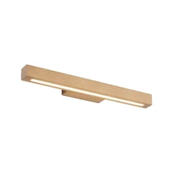 Væglamper ^ TK Lighting LED-væglampe i træ Teo, fyr, 46 cm, 3000 K
