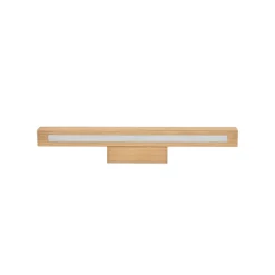 Væglamper ^ TK Lighting LED-væglampe i træ Teo, fyr, 46 cm, 3000 K