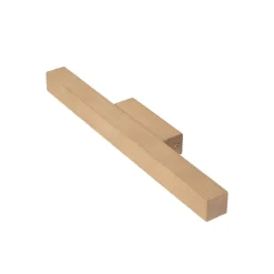 Væglamper ^ TK Lighting LED-væglampe i træ Teo, fyr, 46 cm, 3000 K