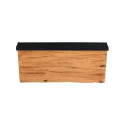 Trio Lighting Væglamper > LED-væglampe Kalea, bredde 30 cm, træfarvet, træ