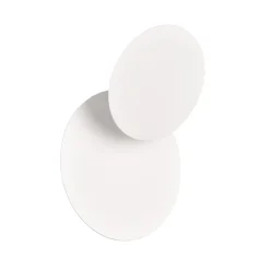 Væglamper ^ Trio Lighting LED-væglampe Mio, rund linse, mat hvid, indirekte