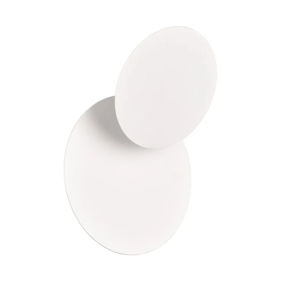 Væglamper ^ Trio Lighting LED-væglampe Mio, rund linse, mat hvid, indirekte