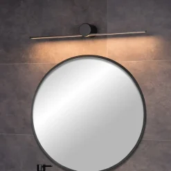 Væg- Og Spejllamper ^ Lucide LED-væglampe Mizar, 60 cm, sort, IP44