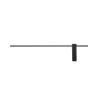 Væglamper|Væglamper ^ Nowodvorski Lighting LED-væglampe Motive L, 120 cm bred, sort, metal