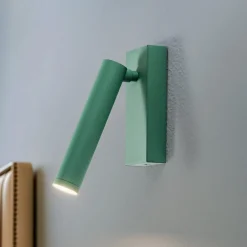 Argon Væglamper > LED-væglampe Rulo, grøn, stål, 3000 K