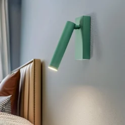 Argon Væglamper > LED-væglampe Rulo, grøn, stål, 3000 K
