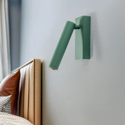 Argon Væglamper > LED-væglampe Rulo, grøn, stål, 3000 K