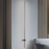 Væglamper|Væglamper ^ Nowodvorski Lighting LED-væglampe SABER, olivengrøn, højde 120 cm, metal 4.000 K