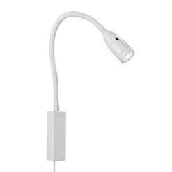FISCHER & HONSEL Væglamper > LED-væglampe Sten, hvid, højde 61 cm, gestusstyring