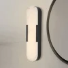 Searchlight Væg- Og Spejllamper > LED-væglampe til badeværelset Opaline, højde 50 cm, sort, metal/harpiks