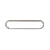 Væg- Og Spejllamper ^ Briloner LED-væglampe til badeværelset Pil, kromfarvet, bredde 35 cm, plast