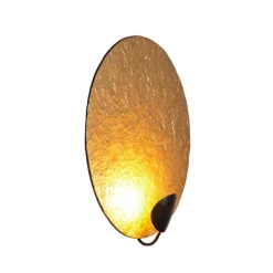 Holländer Væglamper > LED-væglampe Traversa, skinnende guld, Ø 35 cm