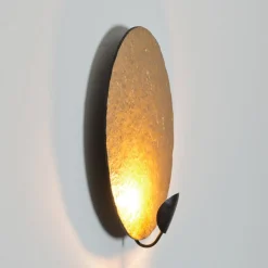 Holländer Væglamper > LED-væglampe Traversa, skinnende guld, Ø 35 cm