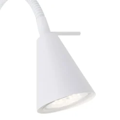 Væglamper|Væglamper ^ Briloner LED-væglampe Tusa, hvid, metal, 45 cm, fleksibel arm