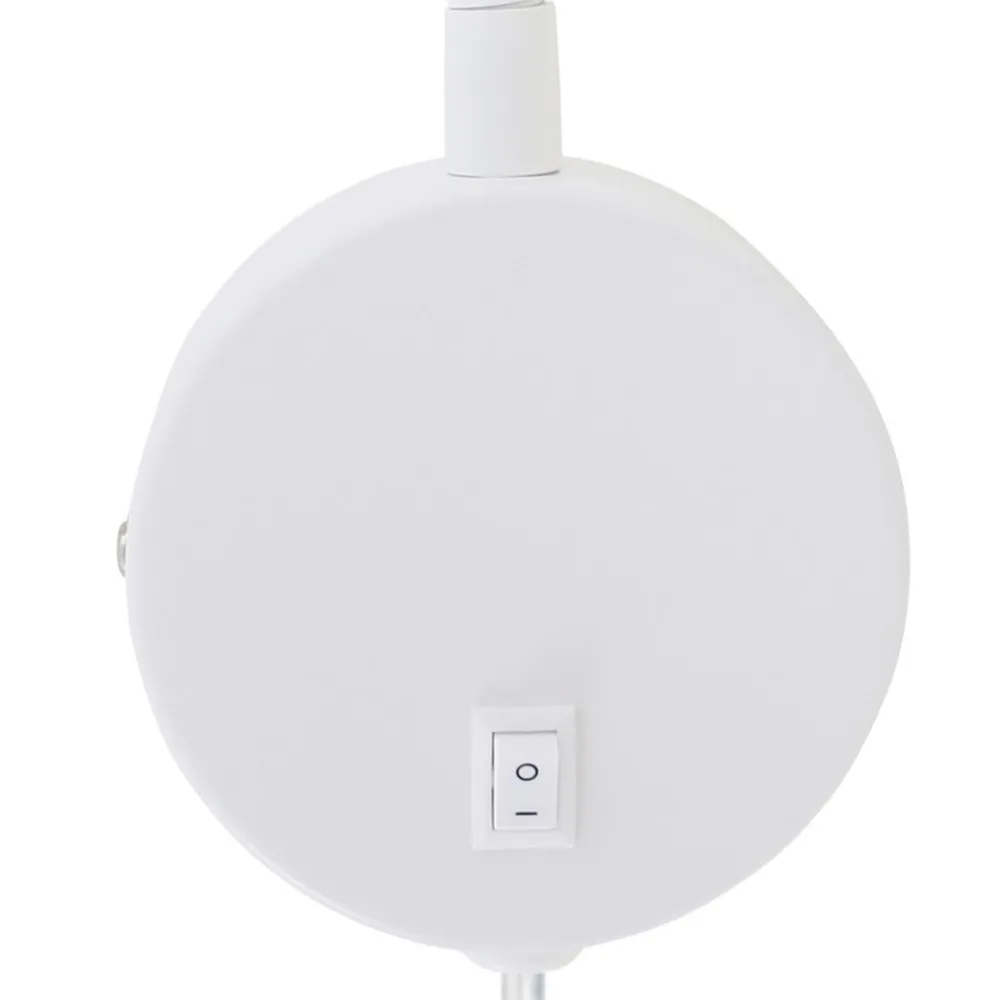 Væglamper|Væglamper ^ Briloner LED-væglampe Tusa, hvid, metal, 45 cm, fleksibel arm