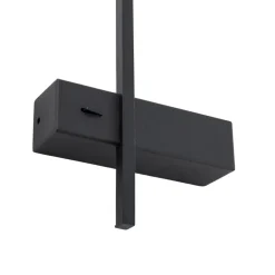 Milagro Lighting Væglamper > LED-væglampe Vision, højde 30 cm, metal, sort, 3.000 K