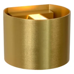 Lucide Væglamper > LED-væglampe Xio, rund, guld mat