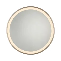 Paul Neuhaus Møbel Og Interiør > LED-vægspegel VIDRO, bronze, Ø 46 cm, powerbank, afbryder