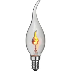 STAR TRADING Led Pærer > LED-vindstødpære E14 3W flammeeffekt