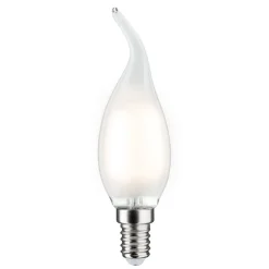 Paulmann Dæmpbar Led-Pære > LED-vindstødpære E14 4,8W 2.700K vindstød satin