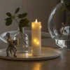 Konstsmide Christmas Julepynt|Led Stearinlys > LED-vokslys creme lys farve rav 17,8 cm