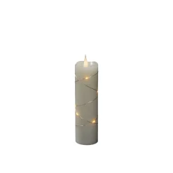 Konstsmide Christmas Julepynt|Led Stearinlys > LED-vokslys creme lys farve rav 17,8 cm